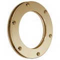 Rundes Festfenster aus Messing 15 cm Durchmesser